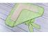 Конверт - одеяло на выписку из серии Ромашки, сезон весна, цвет зеленый  - миниатюра №1